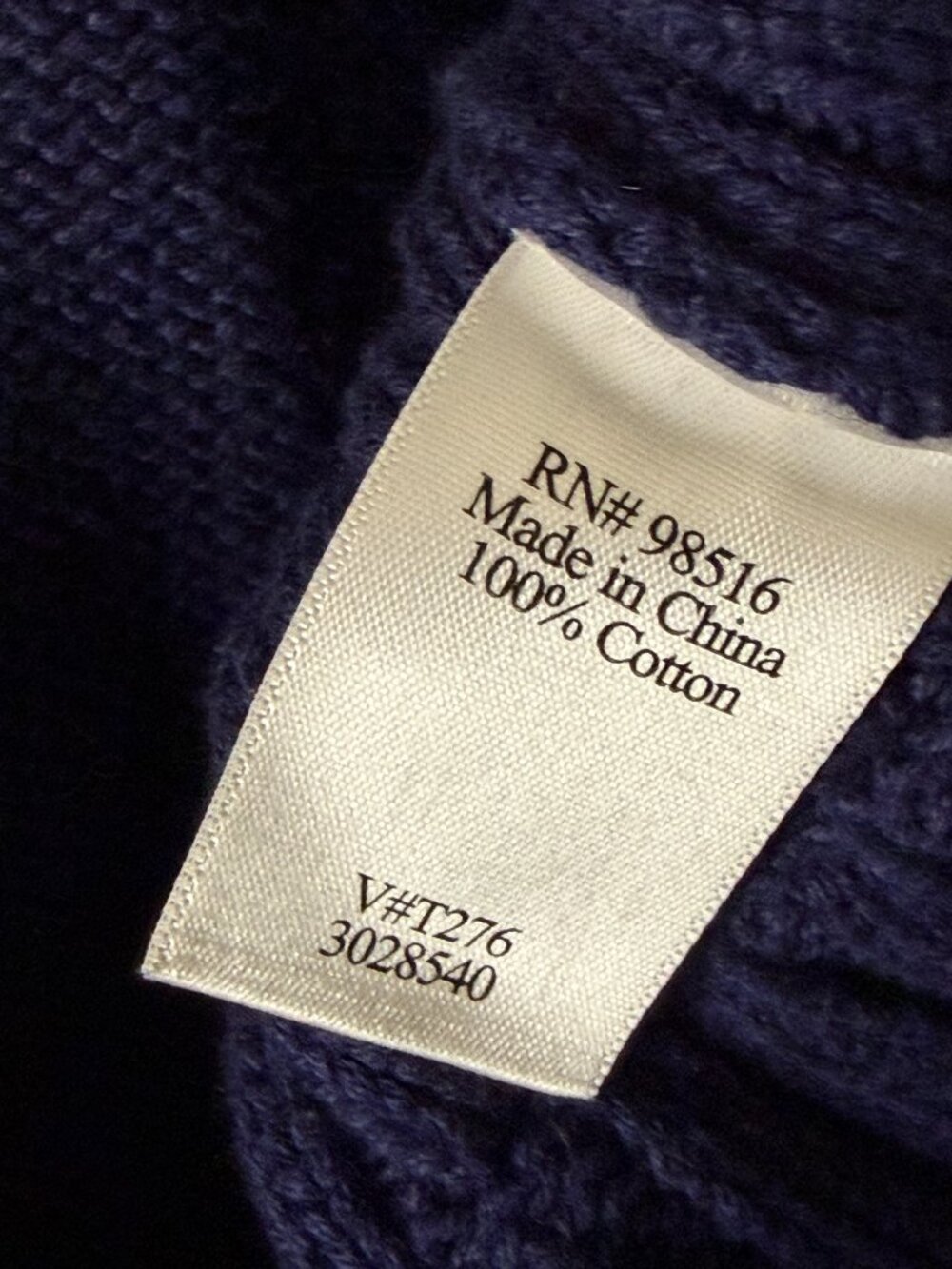 Coldwater Creek Cardigan Sweater Button Front Navy Blue 1X 16W 18W - Picture 6 of 7